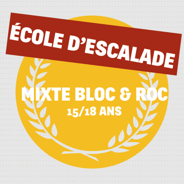 Cours 15/18 ans Roc & Bloc