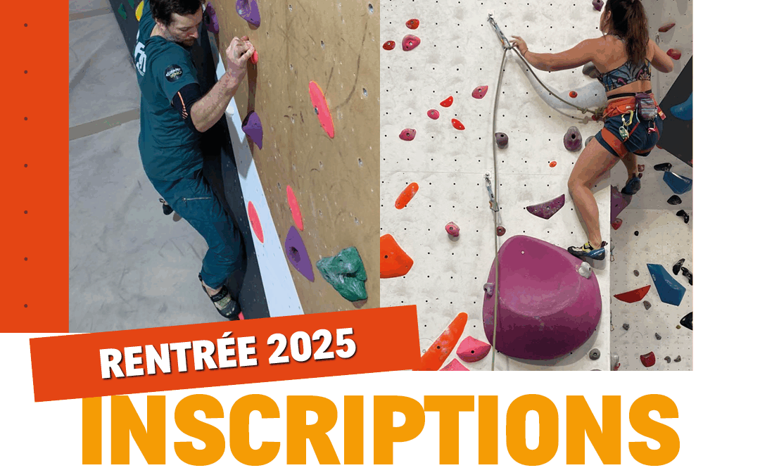 ACADÉMIE ESCALADE – INSCRIPTIONS