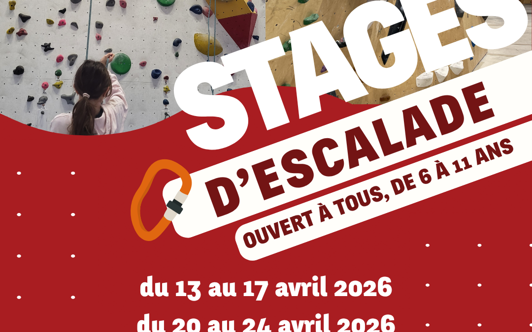 stages d&rsquo;escalade