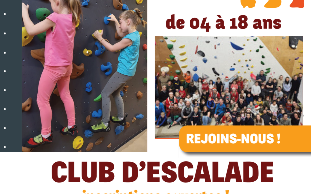 club d&rsquo;escalade – 2026/2027