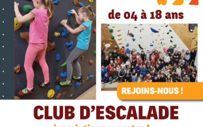 club d’escalade – 2026/2027